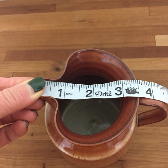 Boho Handmade Decor Ceramic Creamer Pitcher - Picture 10 of 10